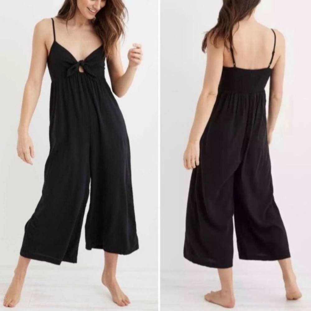 Aerie Black Jumpsuit